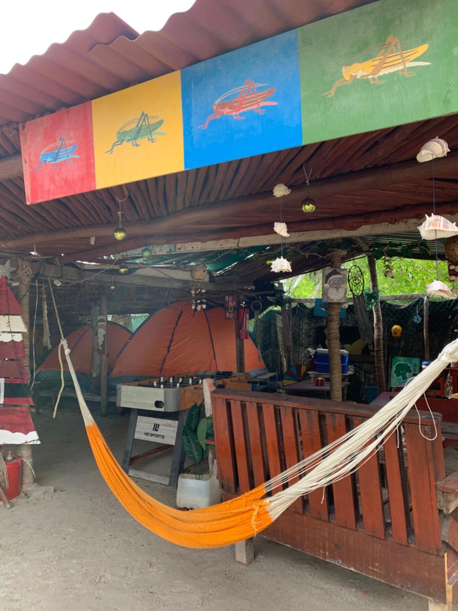 Casa De Los Santos Camping Y Eco Cabanas Holbox Eksteriør billede